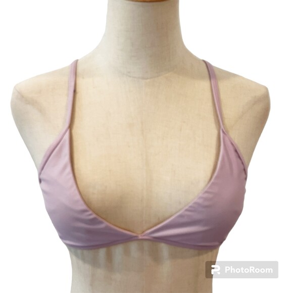 Tobi Swim Lilac Lavender Bikini Top Strappy Back Medium - Picture 1 of 8